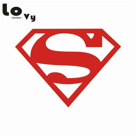 Cool Superman Logo Vinyl Car Sticker Cartoon Superhero Car Decal-in Car Stickers from ...