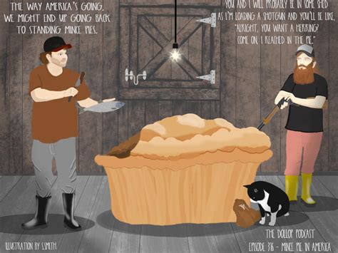 Standing Mince Pie illustration : r/TheDollop