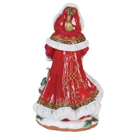 Fitz and Floyd Yuletide Holiday Santa Musical Tune: Joy to the World Figurine | Wayfair