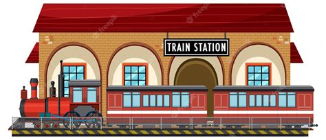 Rail Station Vector Art, Icons, and Graphics for Free Download - Clip ...