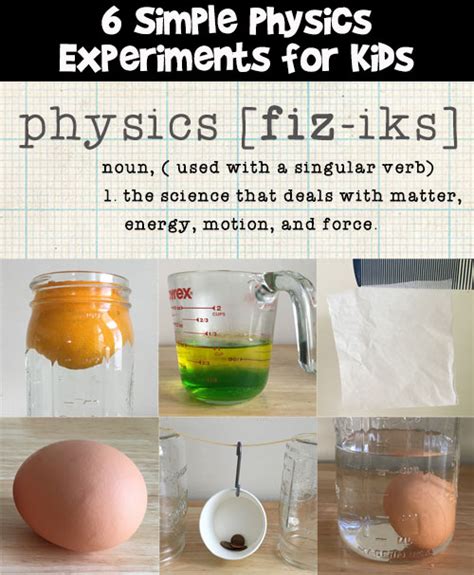 6 Simple Physics Science Experiments for Kids | Woo! Jr. Kids ...