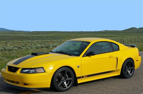 Screaming Yellow 2004 Ford Mustang Mach 1