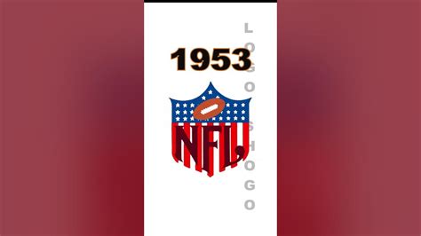 NFL Logo Evolution #evolution #history #nfl #trending - YouTube