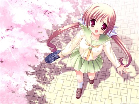 Anime Cherry Blossom Wallpaper - WallpaperSafari