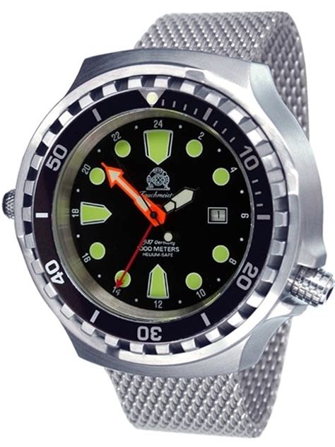 Tauchmeister Automatic, 1000m Dive Watch with 52mm Case size and Sapphire Crystal #T0309MIL