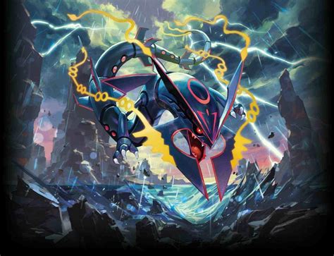 Pokemon Wallpaper Shiny Rayquaza