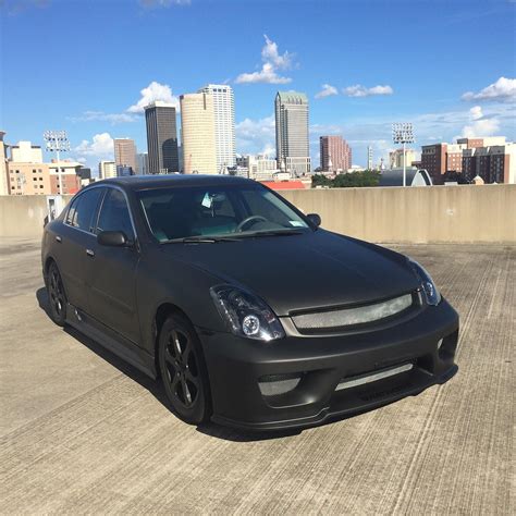 2004 G35 Sedan Matte Black Wrap - G35Driver - Infiniti G35 & G37 Forum Discussion