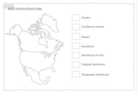 North America Biome Map | Teaching Resources - Worksheets Library