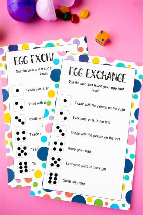 Free Printable Easter Dice Game - Play Party Plan