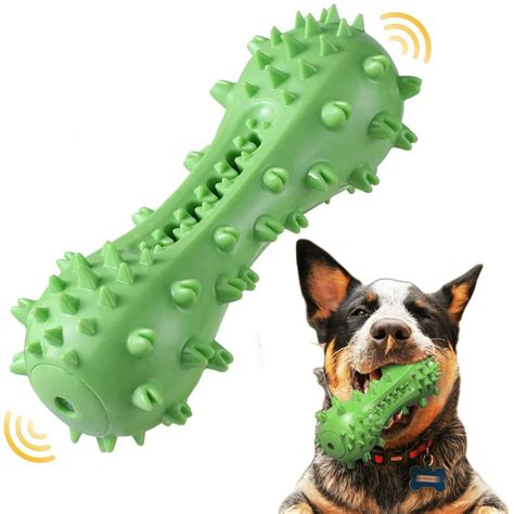 EIMELI Dog Toothbrush Chew Toy, Teeth Cleaning Dental Care Bone Toys ...