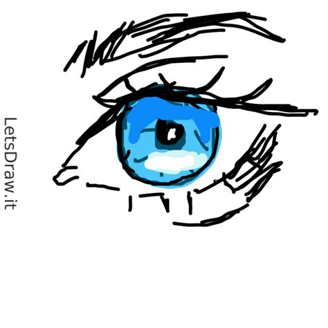 How to draw blue eyes / yt78xkis7.png / LetsDrawIt