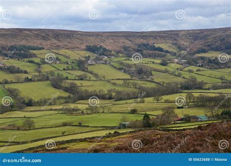 Yorkshire Moors stock photo. Image of scenery, farm, uplands - 50623688