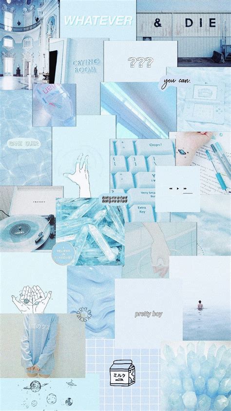 Pastel Blue Aesthetic iPhone Wallpapers on WallpaperDog