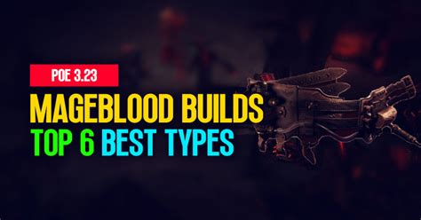 Top 6 Best Build Types For Mageblood in PoE 3.23