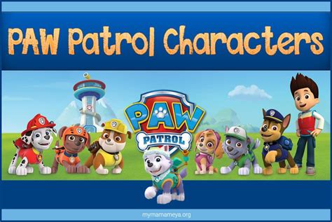 PAW Patrol Characters Toys and Gift Ideas