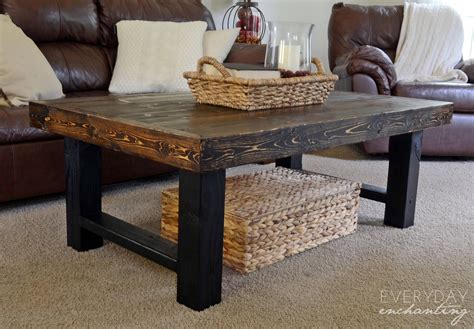 30 Ideas of Rustic Wood Diy Coffee Tables