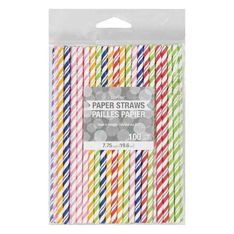 Assorted Colors Striped Paper Straws - Spec's Wines, Spirits & Finer Foods