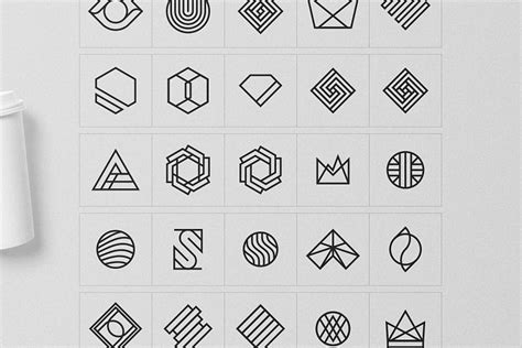 Geometric Logos vol 2 (29288) | Logos | Design Bundles | Geometric logo ...