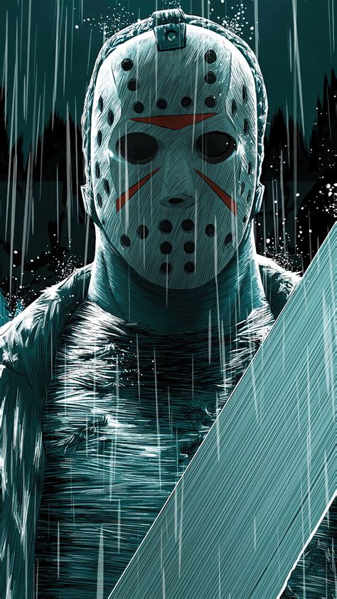 Jason Voorhees Mask Wallpaper