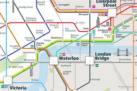 London Rail Map - A Smart City Guide Map, Even Offline!