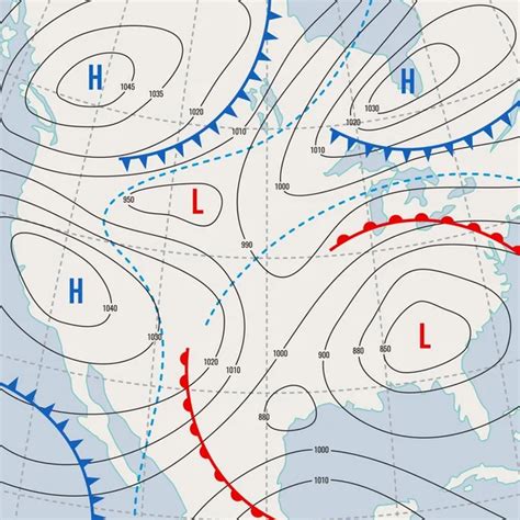 Weather map isobars Stock Photos, Royalty Free Weather map isobars Images | Depositphotos