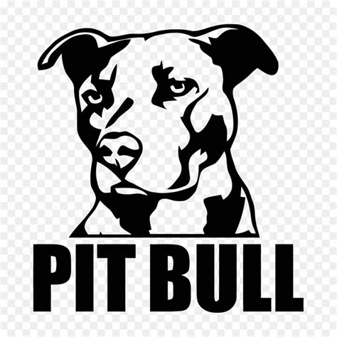 Pitbull Black and White Logo - LogoDix