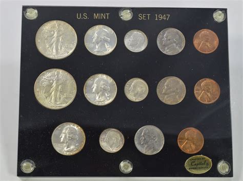 Rare 1947 - United States Coins - Mint State - Choice Unc - SET ...