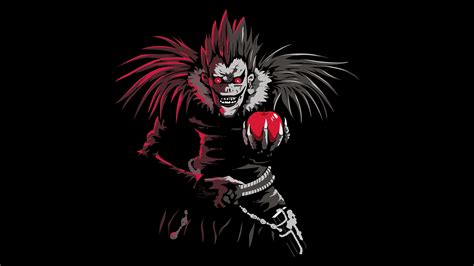 death note ryuk in black background 4k hd anime Wallpapers | HD Wallpapers | ID #42507