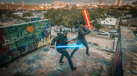 LIGHTSABER DUEL in 4K - YouTube