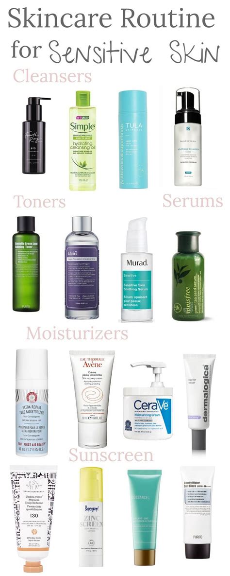 Skincare Routine for Sensitive Skin | Sensitive skin care routine, Simple skincare routine ...