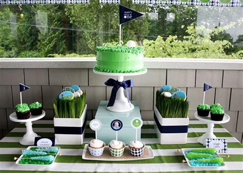 Super Inspiring Golf Party Tables! - B. Lovely Events