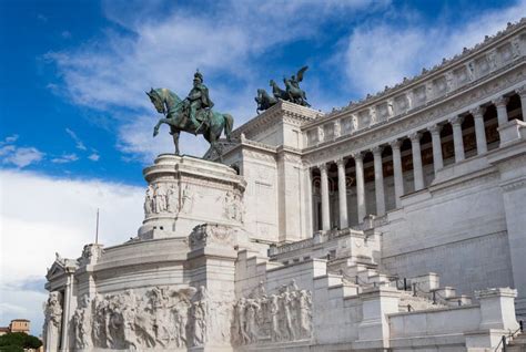 Piazza Venezia, Monument Of Victor Emmanuel II Stock Image - Image of ...