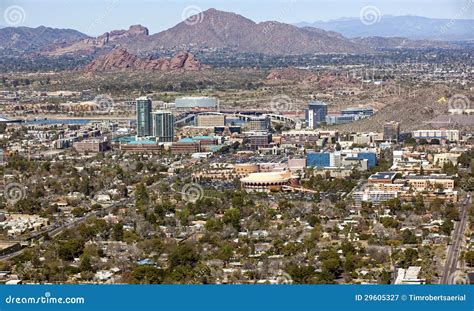 Tempe, Arizona Skyline stock image. Image of business - 29605327