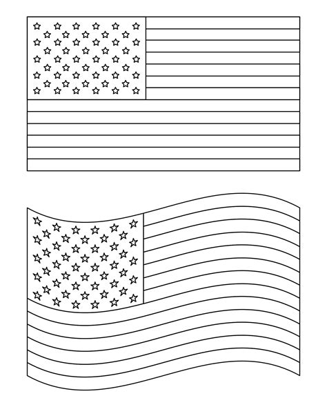 American Flag Stars Stencil 8X11 - 10 Free PDF Printables | Printablee