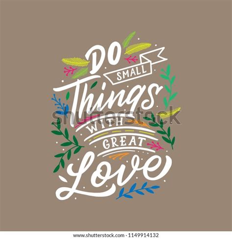 Hand Lettering Typography Quotes Motivation Life Stock Vector (Royalty ...