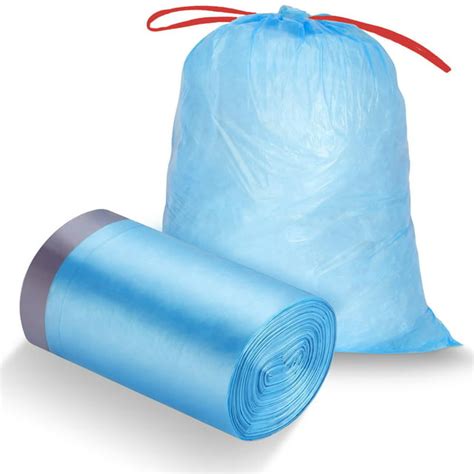 WVacFre 13-Gallon Kitchen Trash Bags, 100-Count, Heavy Duty, Drawstring, Blue - Walmart.com