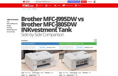 Epson EcoTank ET-15000 vs Epson EcoTank Photo ET-8550 Side-by-Side Printer Comparison - RTINGS.com