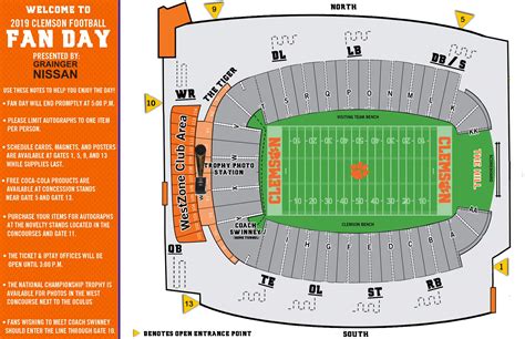 Clemson Football Stadium Map | Living Room Design 2020