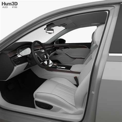 Audi A8 (D5) L with HQ interior 2020 3D model - Vehicles on Hum3D