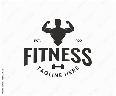 Fitness Gym Logo Design Template. Emblem, Design concept, Creative Symbol, Icon Stock Vector ...