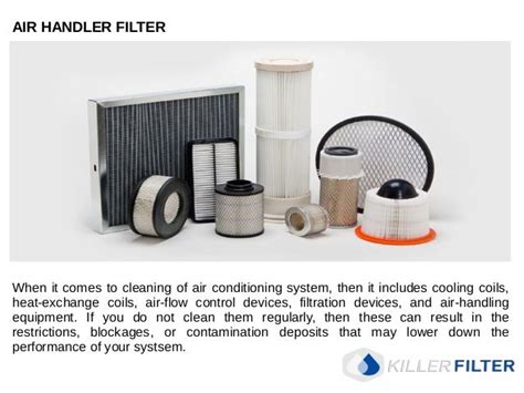 Air handler filters