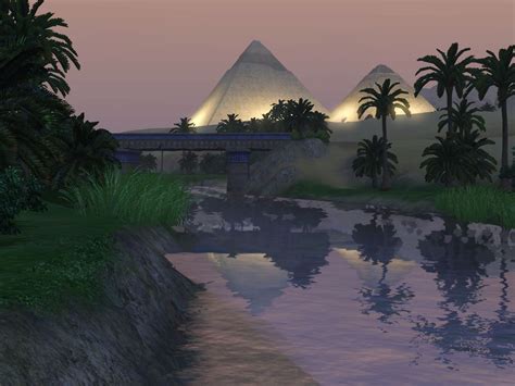 The Great Pyramid in Egypt Nile River | the nile river and the great pyramids | Great pyramid of ...