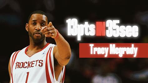 Tracy McGrady 13 Points in 35 Seconds Vs The Spurs - YouTube