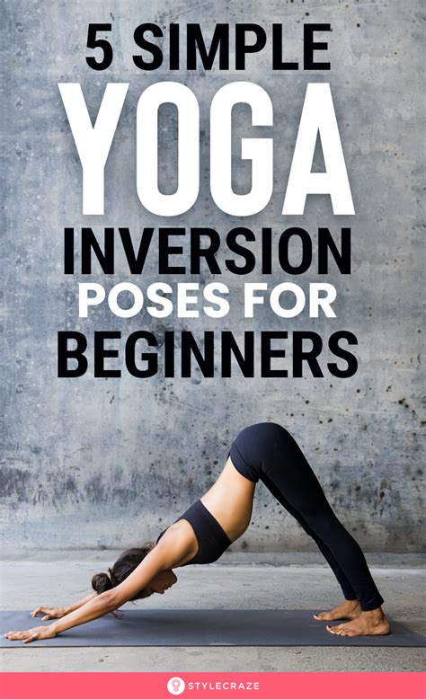 Top 5 Yoga Inversion Poses For Beginners | Yoga inversions, Yoga for ...