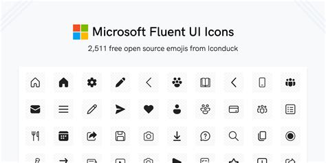 Microsoft Fluent UI Icons by Iconduck | Figma