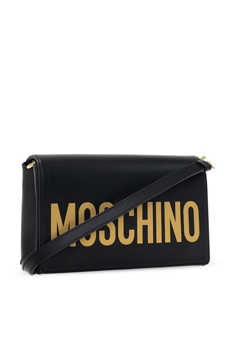 MOSCHINO LOGO-PRINTED SHOULDER BAG - Clothes Rep