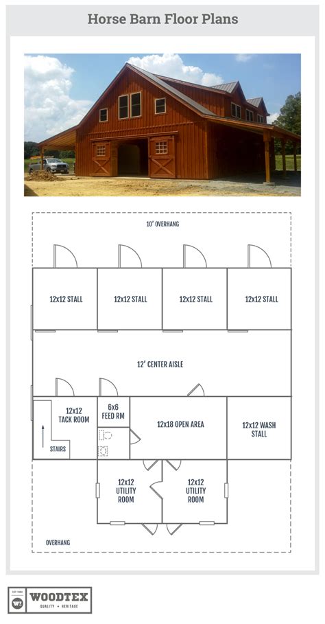 Simple Barn Plans With Living Quarters - Barn Plans Info