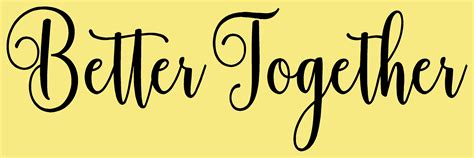 Better together- Reusable Plastic Mylar Stencil, Sign Stencils