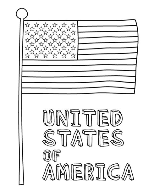 Coloring Pages | American Flag Coloring Pages Usa