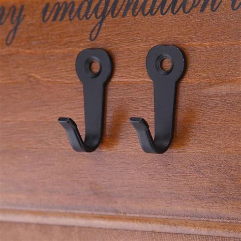 Universe of goods - Buy "10Pcslot Key Hooks Hangers Black Wall Hooks Rustic Key Coat Bag Hat ...